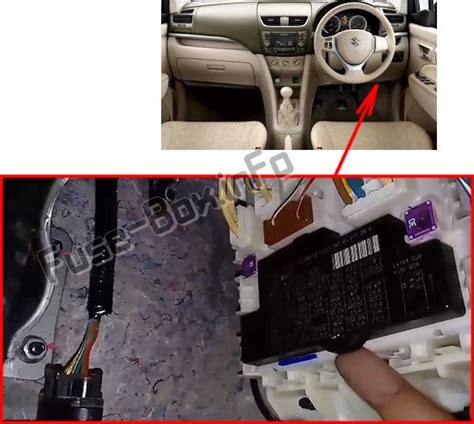 Suzuki Ertiga – fuse box diagram .